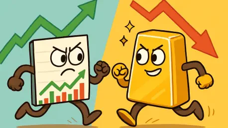 Gold Prices Drop as U.S. Stocks Hit Record Highs